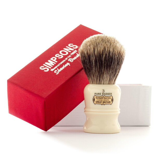 Помазок для бритья Simpsons Duke D3 Pure Badger