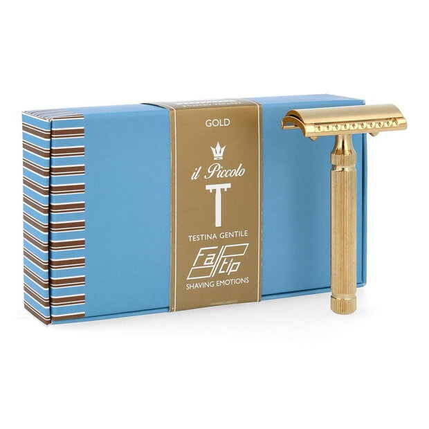 Fatip Double Edge Safety Razor Gold Piccolo Gentile