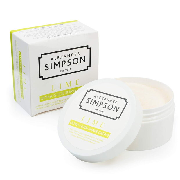 Simpson Shaving cream Ultra Glide 180ml Lime 