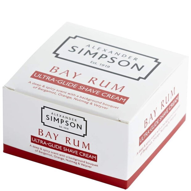Крем для бритья Alexander Simpson Est. 1919 Bay Rum