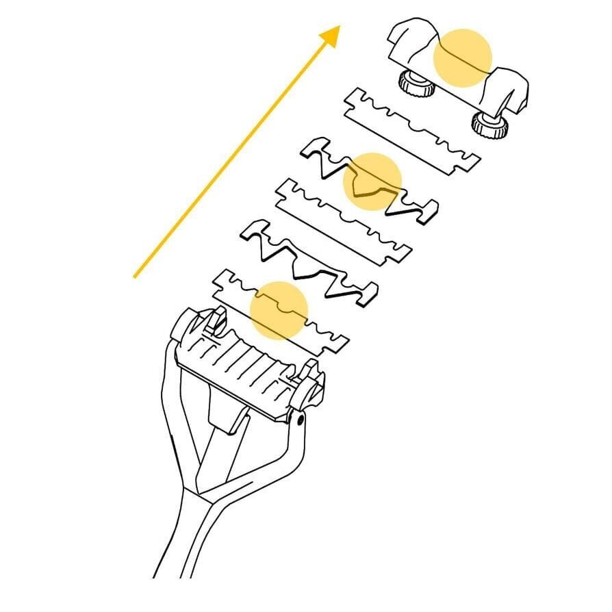 Shavent safety razor single edge Compact 2.0 Magnetic Matte Chrome 