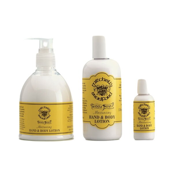 Mitchell's Wool Fat Moisturising Hand & Body Lotion 240ml
