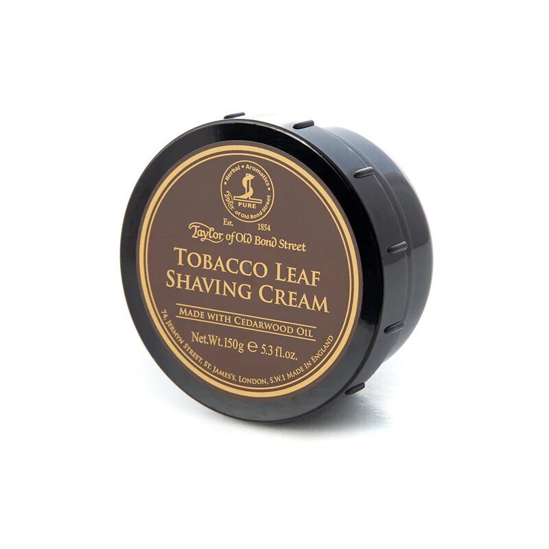 Taylor of Old Bond Street Tobacco Leaf Shaving Cream 150g 