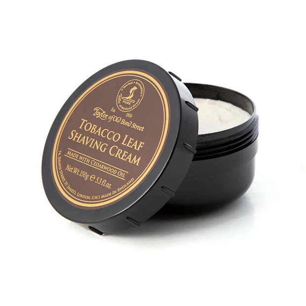 Taylor of Old Bond Street Tobacco Leaf Shaving Cream 150g 