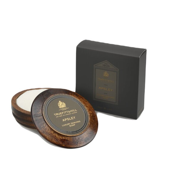 Truefitt & Hill Apsley Shaving Soap & Wooden Bowl 99gr 