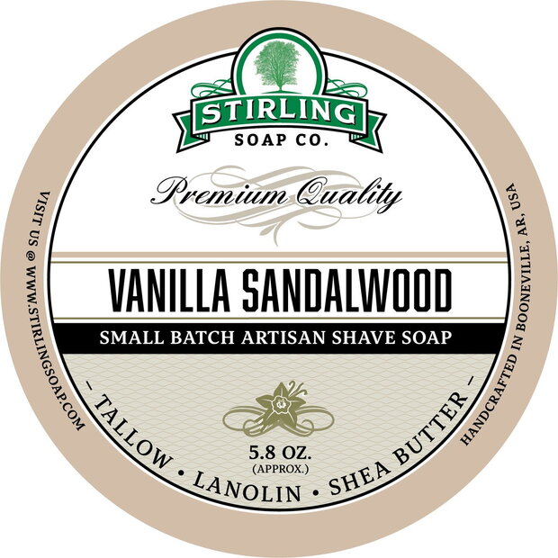 Мыло для бритья Stirling Vanilla Sandalwood