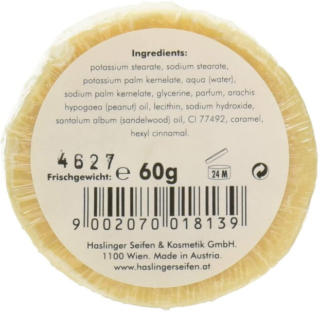 Мыло для бритья Haslinger Sandalwood