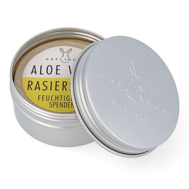 Aloe Vera Shaving Soap in a case, 60 g 