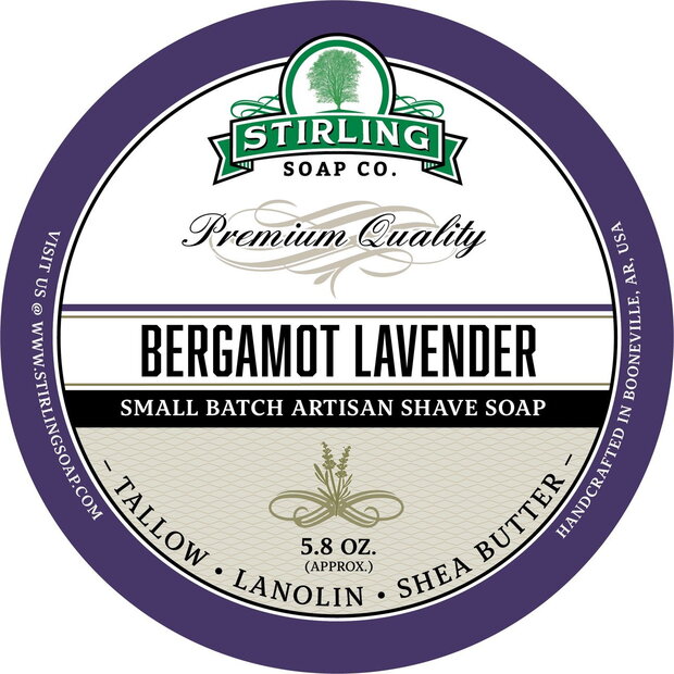 Мыло для бритья Stirling Bergamot Lavender