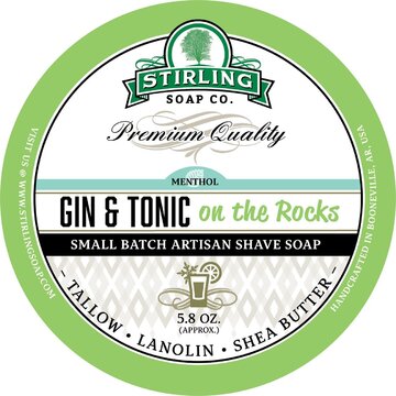 Stirling Shaving Soap Gin & Tonic on the rocks 170ml