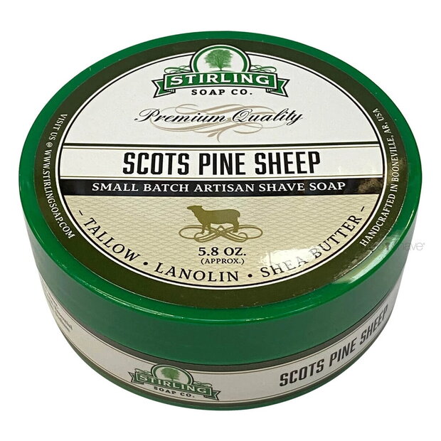 Stirling Shaving Soap Scots Pine Sheep 170ml