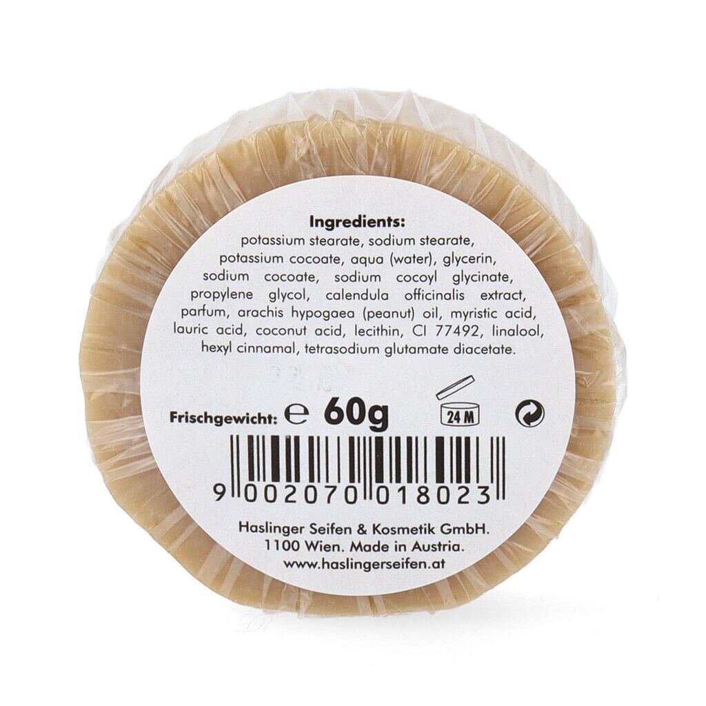 Calendula Shaving Soap in a case, 60 g 