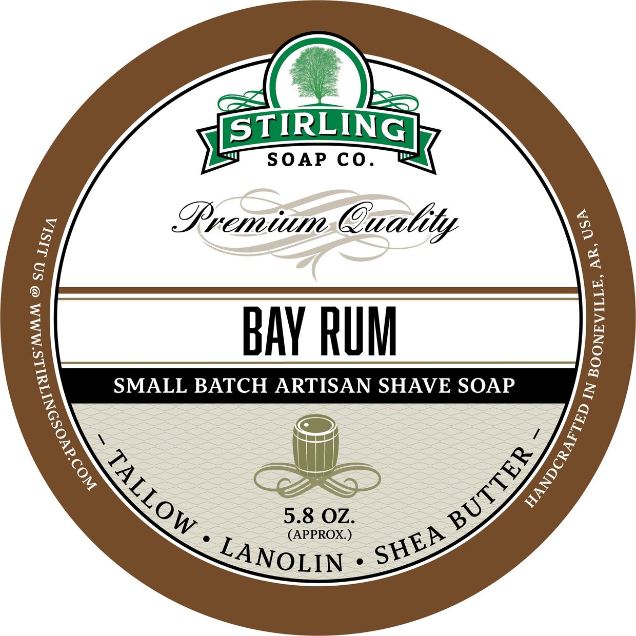 Stirling Shaving Soap Bay Rum 170ml 