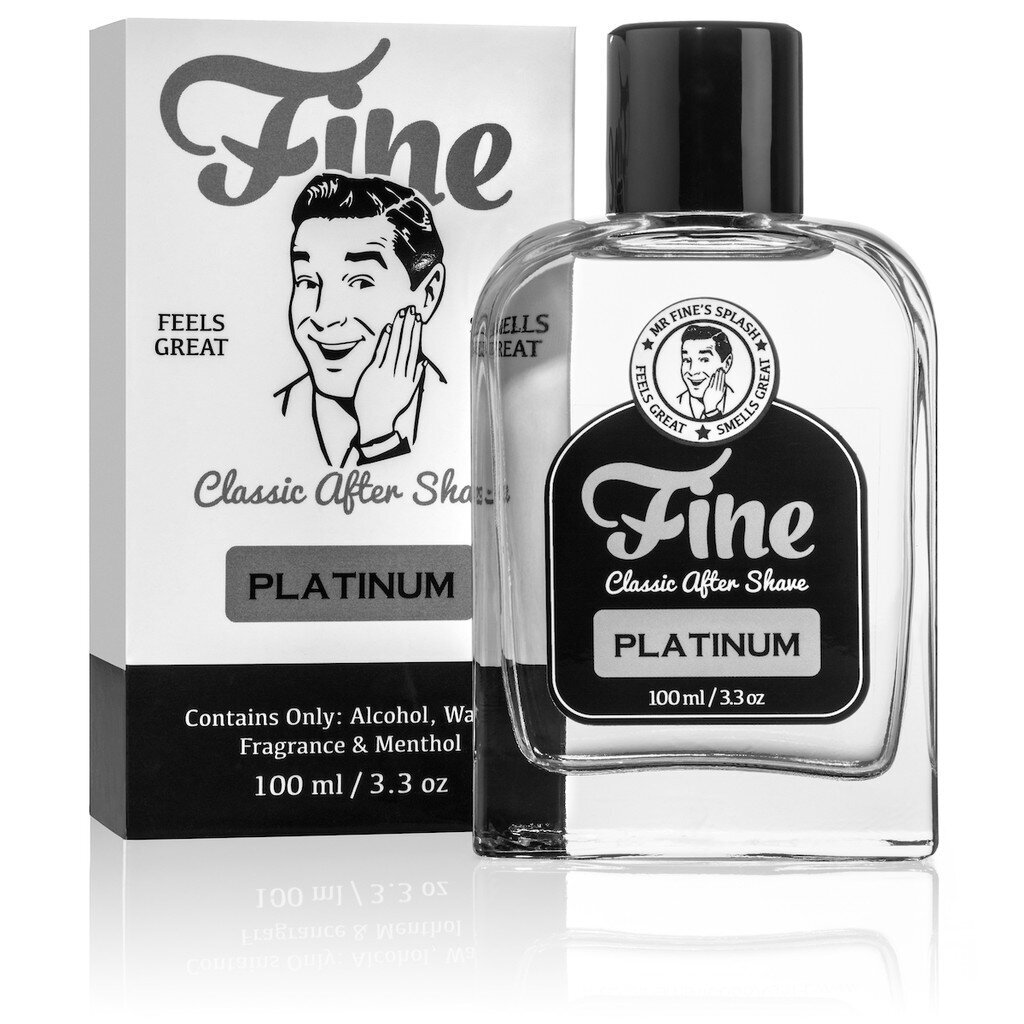 Fine aftershave platinum 100ml 