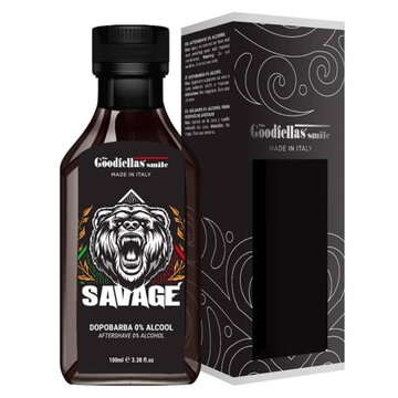 The Goodfellas’ smile aftershave fluid Savage zero alcohol 100ml