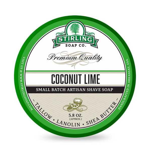 Мыло для бритья Stirling Coconut Lime