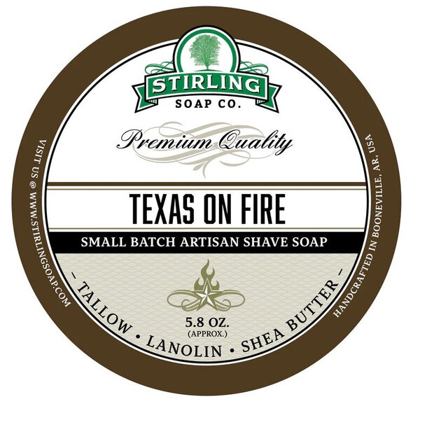 Мыло для бритья Stirling Texas on Fire
