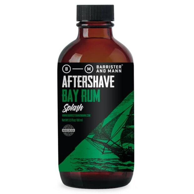 Barrister and Mann aftershave Bay Rum 100ml 