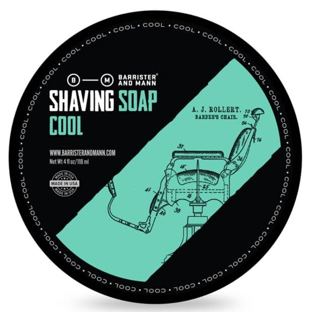 Barrister and Mann shaving soap Cool 118ml 