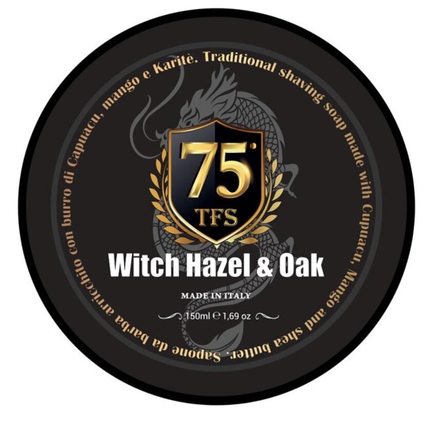 TFS shaving cream 75 anniversary Witch Hazel & Oak 150ml 