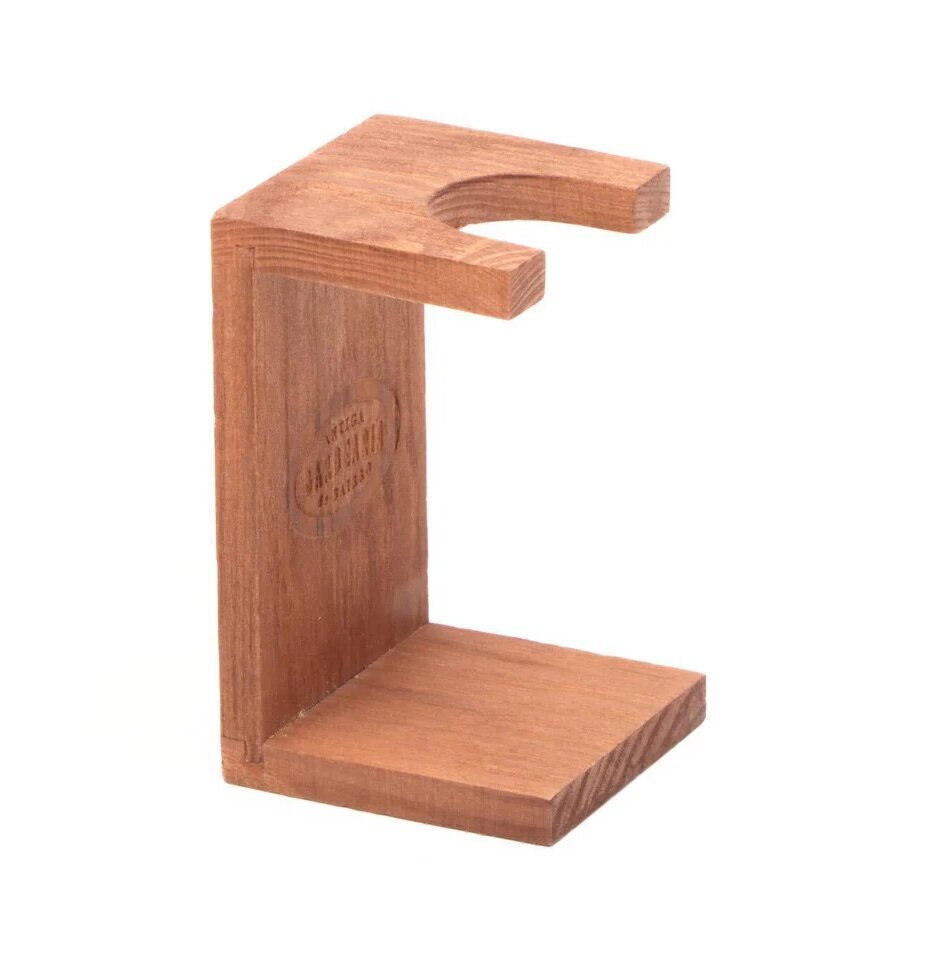 Antigua Barbearia de Bairro Shaving Brush Wooden Holder 