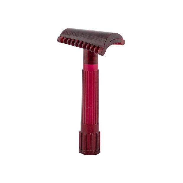 Phoenix Artisan Accoutrements Crimson Ghost Open Comb Double Slant Safety Razor