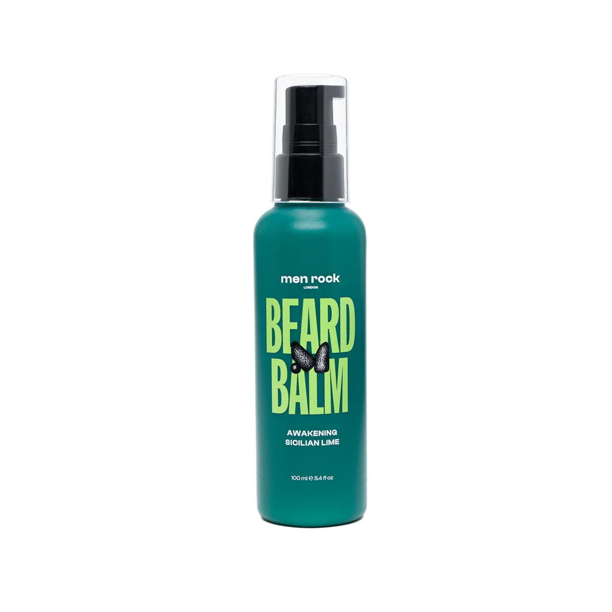 Men Rock Awakening Beard Balm - Sicilian Lime and Caffeine, 100 ml 