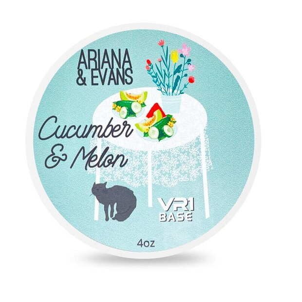 Ariana e Evans shaving cream Cucumber e Melon VR1 118ml 