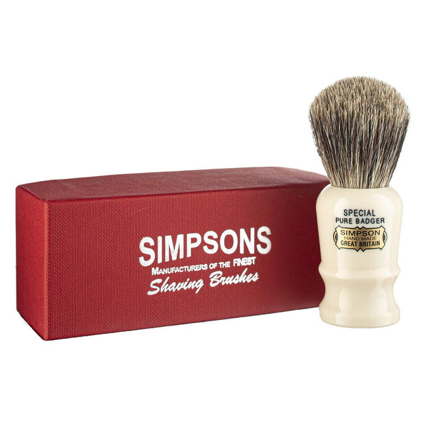 Simpsons Shaving Brush &amp;quot;Special S1&amp;quot; Pure Badger 