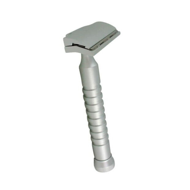 Т-образный станок RazoRock Hawk Satin Silver