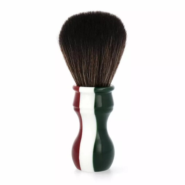 Extro shaving brush synthetic italian flag medium hard