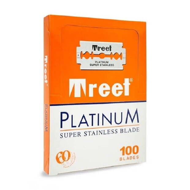 Treet Platinum 100 double edge razor blades 