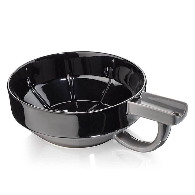 Чаша для бритья Fine black and grey