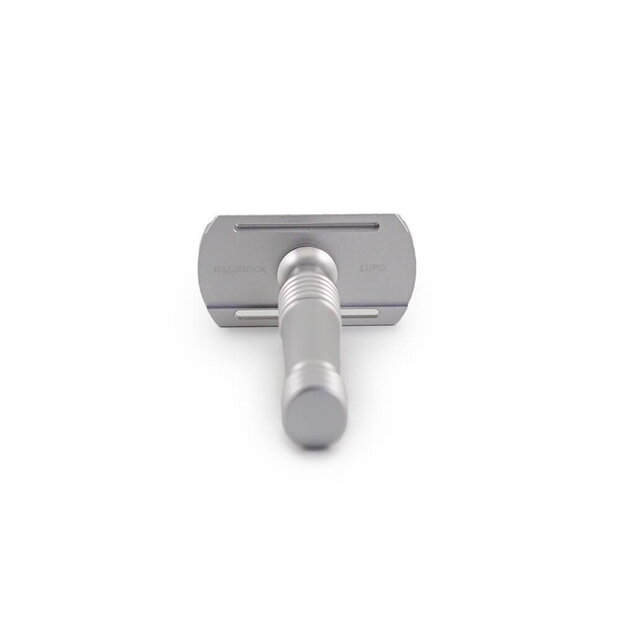 Т-образный станок RazoRock Lupo Satin Silver