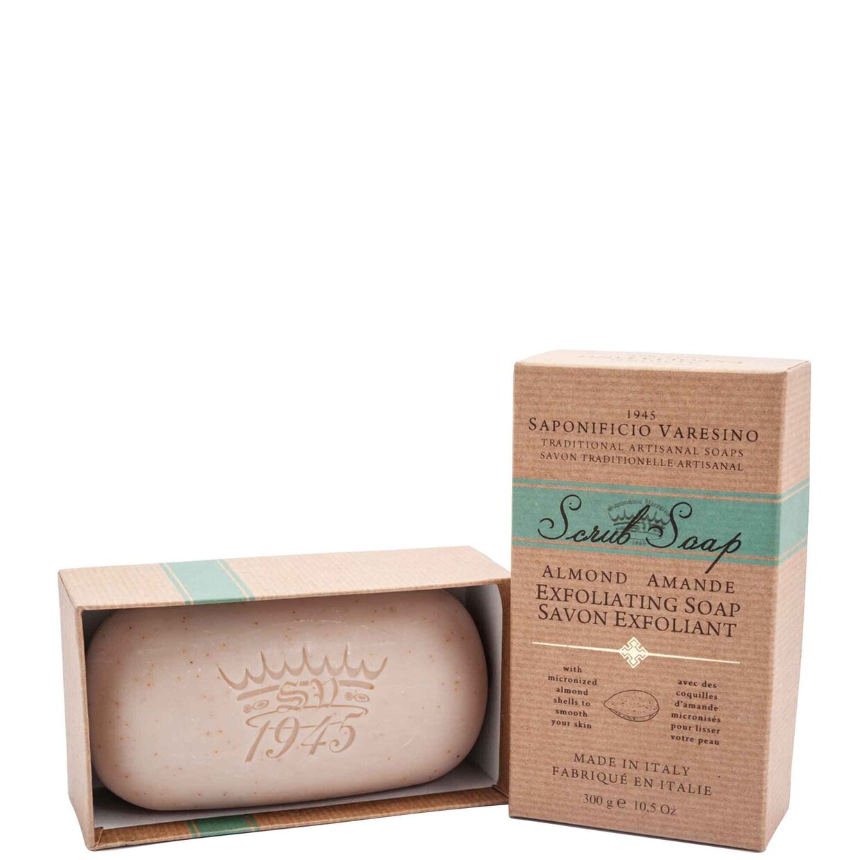 Saponificio Varesino Scrub Almond Soap 300g 