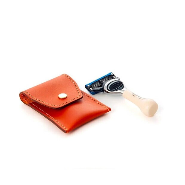 Taylor of Old Bond Street Fusion travel razor with ivory handle