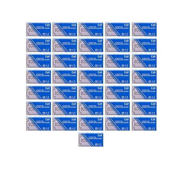 Kai Stainless Steel 180 DE razor blades 